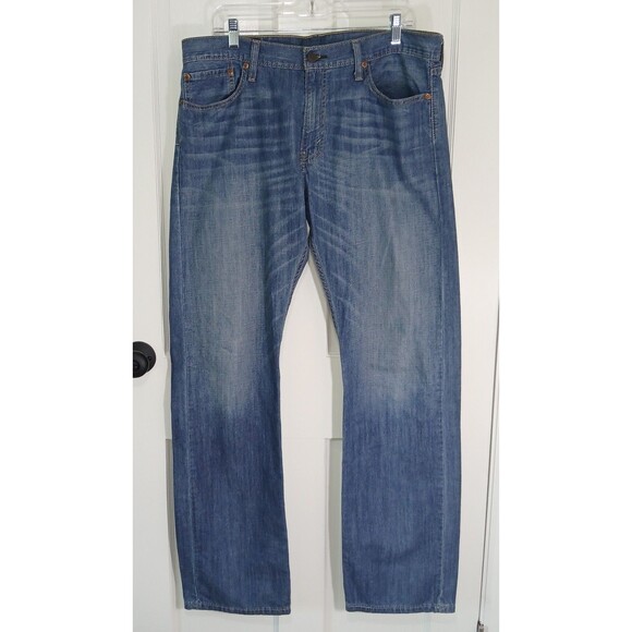 Levi's Other - Levi's 514 Men's Straight Fit Jeans - W36 L34 - Classic Blue Denim. Medium Wash